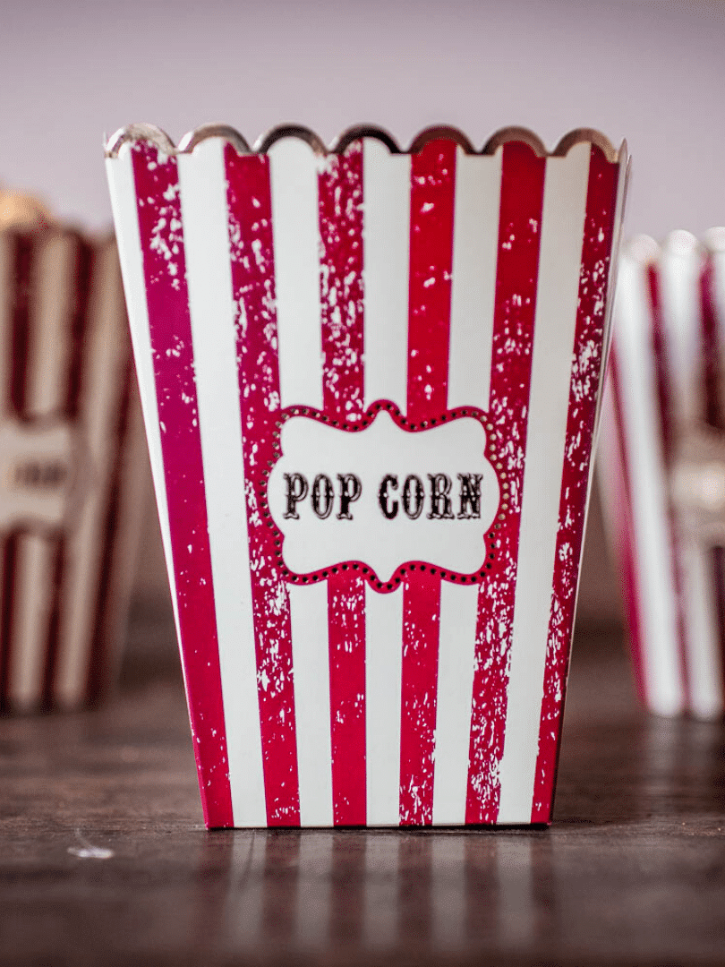 Pots Pop Corn Cirque Vintage X D Corations De Table De F Te Tendance