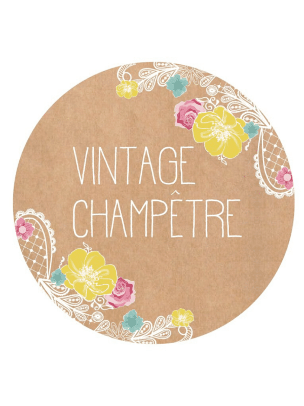 Vintage Champetre Crealoca Decoration De Fete Tendance Et Personnalise