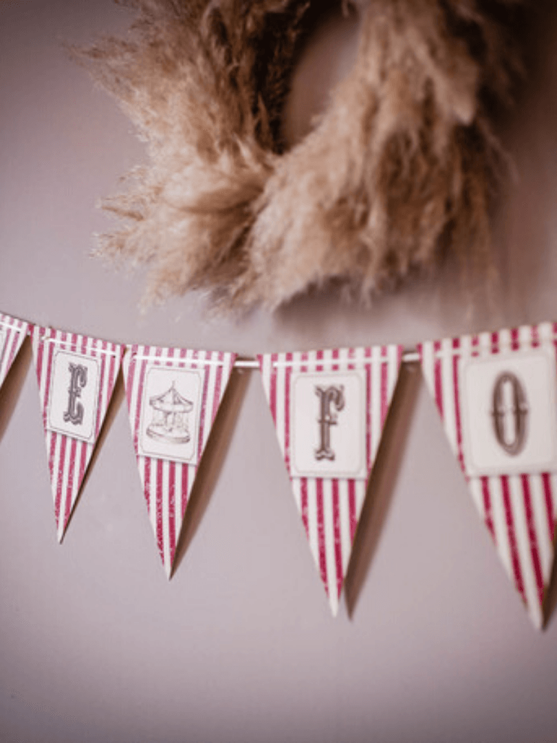 Grande Guirlande Franges - Cirque - Guirlandes déco - Fanions - Décorer la  maison - Fêtes et anniversaires