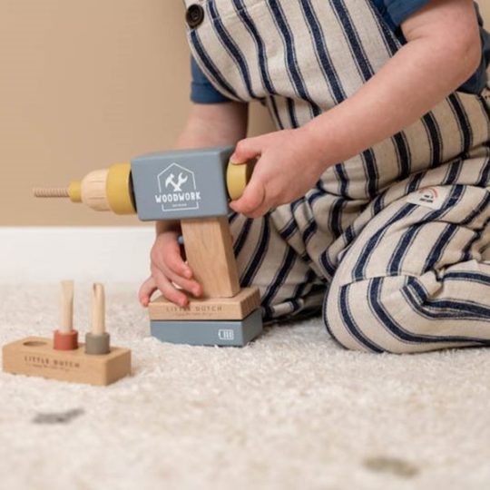 perceuse en bois little dutch jouet enfant