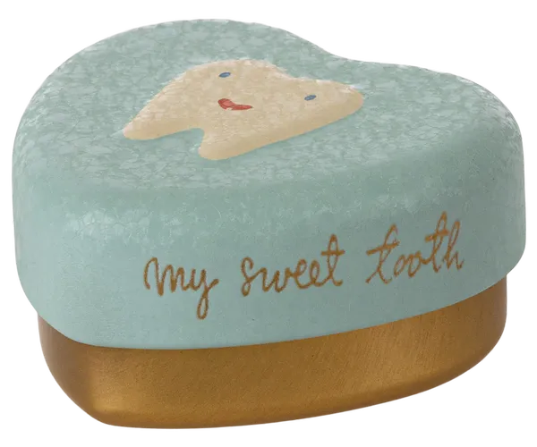 Boîte à dents - Mint, Maileg, Enfant, Dents, Cadeau, Petite souris