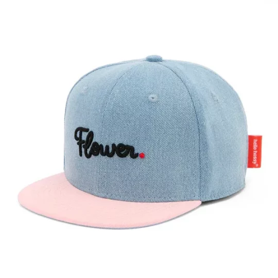 Casquette Jean Flower - 2-5 ans, Hello Hossy, Enfant, Casquette, Fun, Style, Protection