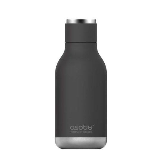 Gourde Black 460ml, Asobu, Adulte, Travail, Fun, Fonctionnelle,