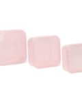 Lot de 3 boîtes à goûter - Rose Glitter, Tutete, Enfant, Ecole, Goûter, Indispensable, Fun