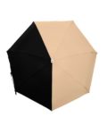 Mini parapluie bicolore Alice - Beige/Noir, Anatole, Parapluie, Adulte, Stylé, Pluie, Protection, Indispensable