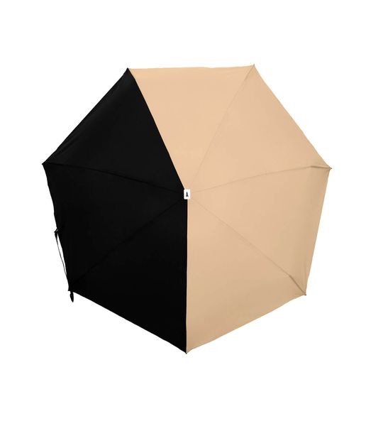 Mini parapluie bicolore Alice - Beige/Noir, Anatole, Parapluie, Adulte, Stylé, Pluie, Protection, Indispensable