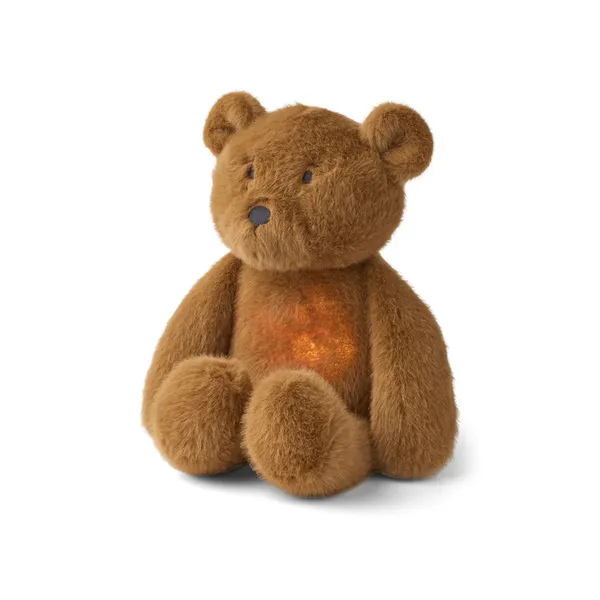 Peluche veilleuse Hattie Bear - Golden Caramel, Liewood, Peluche, Veilleuse, Bruits blancs, Bébé, Enfant, Cadeau de naissance