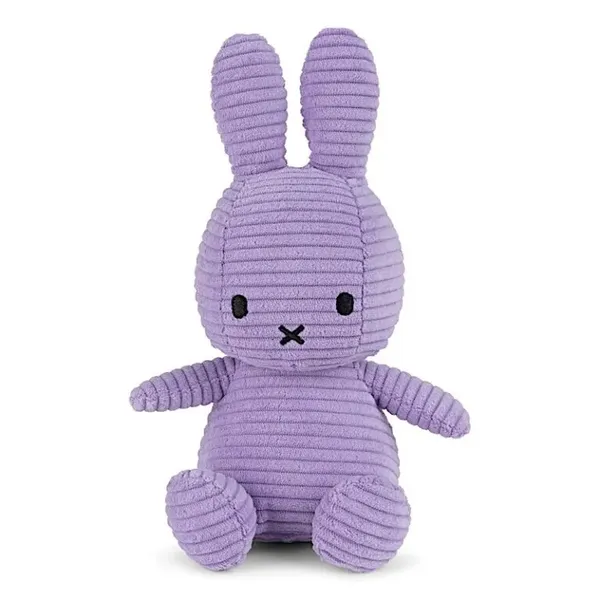 Lapin velours côtelé Lilas, Miffy, Peluche, Bébé, Cadeau de naissance