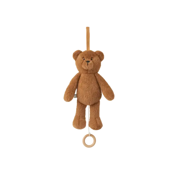 Mobile musical Bear Makenna - Golden Caramel, Lieewood, Mobile Musical, Enfant, Bébé, Cadeau de naissance