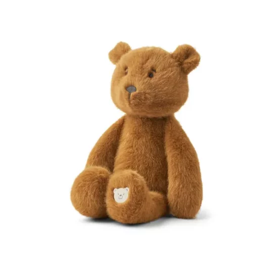 Peluche Berto Bear - Golden caramel, Liewood, Enfant, Bébé, Cadeau de naissance, Doux