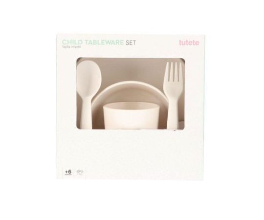 Set de vaisselle - Ivory, Tutete, Enfant, Bébé, Cadeau de naissance, Premiers repas