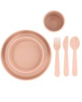 Set de vaisselle - Pink, Tutete, Enfant, Bébé; Cadeau de naissance, Premiers repas