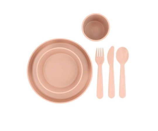 Set de vaisselle - Pink, Tutete, Enfant, Bébé; Cadeau de naissance, Premiers repas