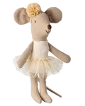 Souris ballerine Petite sœur - Blanc cassé, Maileg, Souris danseuse, Jouet, Enfant, Divertissement