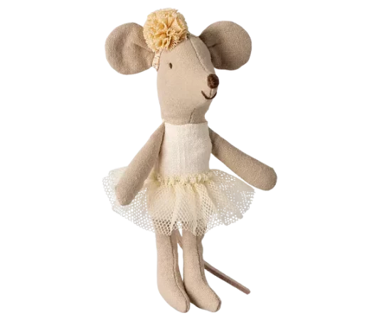 Souris ballerine Petite sœur - Blanc cassé, Maileg, Souris danseuse, Jouet, Enfant, Divertissement