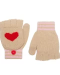 Gant tricot Sweetheart - 3/6 ans, Rockahula Kids, Gants, Hiver, Chaleur, Fille, En beauté