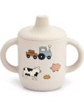 Tasse d'apprentissage Neil - Farm/Sandy, Liewood, Tasse d'apprentissage, Bébé, Boire, Pratique, Indispensable