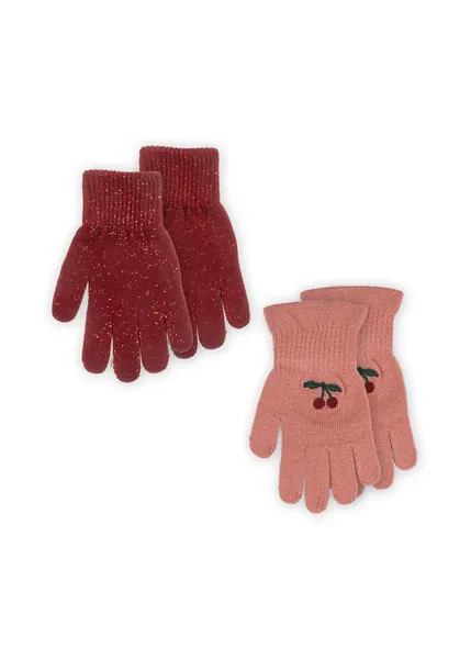 Lot de 2 paires de gants Frill - 2/4 ans - Mix, Konges Slojd, Enfant, Gants, Froid, Protection, Hiver