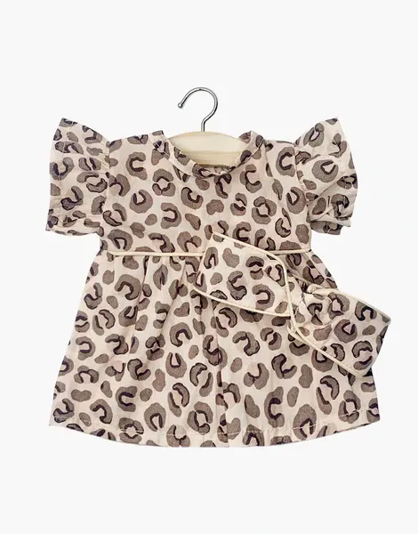 Robe Daisy et son headband croisé en coton Leo, Minikane, Poupée, Gordis, Vêtements, Jeu, Enfant