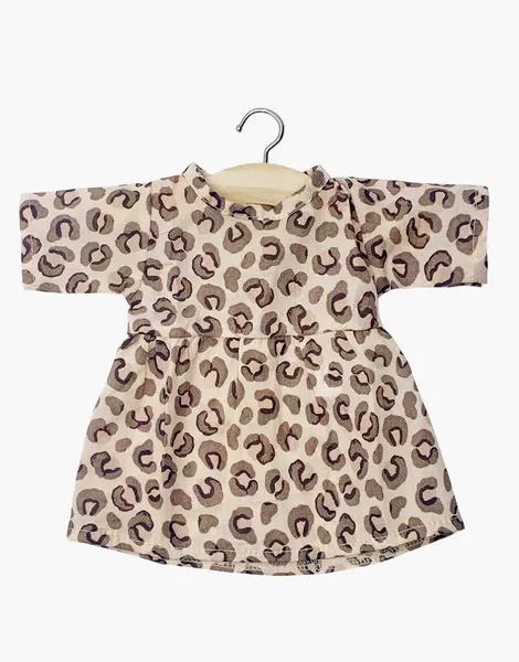 Robe Faustine à manches longues en coton Leo, Minikane, Jeu, Poupée, Gordis, Vêtement, Enfant