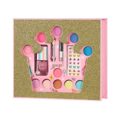 Couronne en boîte cadeau - Maquillage, Souza, Fille, Maquillage, Jeu, Princesse