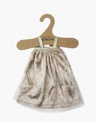 Robe de Fée en panne de velours beige, Minikane, Poupée, Las Amigas, Vêtement, Jeu, Enfant