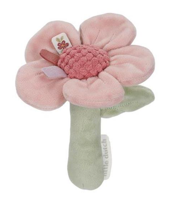 Hochet peluche fleur - Fairy Garden, Little Dutch, Jouet d'éveil, Bébé, Motricité, Cadeau de naissance