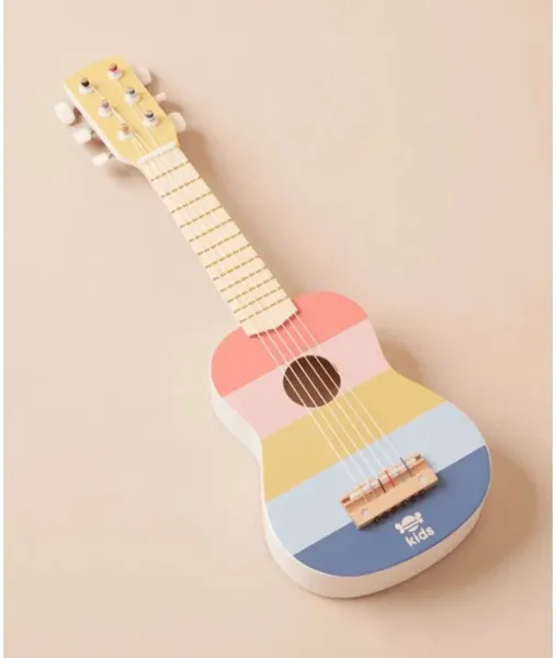 Guitare à rayures en bois, Just Bee Kids, Enfant, Musique, Créativité, Imagination, Jeu