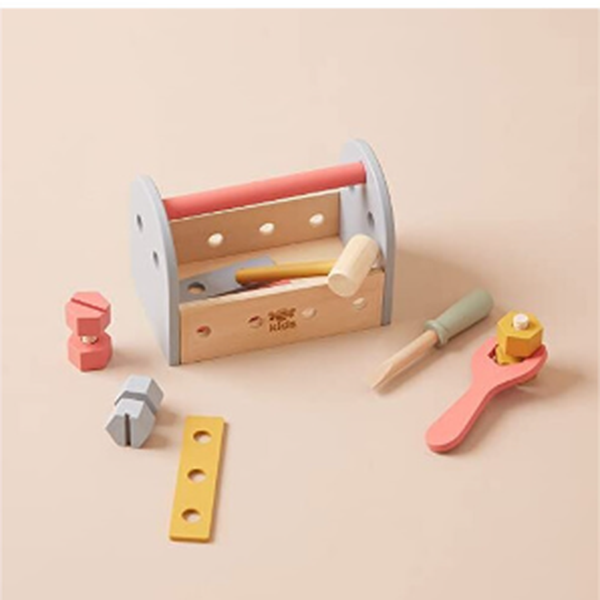 Boîte à outils en bois, Just Bee Kids, Jeu, Enfant, Développement, Jeu d'imitation