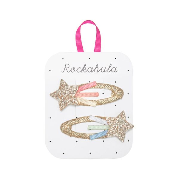 Barrettes Rainbow Shooting Star x2, Rockahula, Fille, En beauté, Accessoire cheveux, Idée cadeau